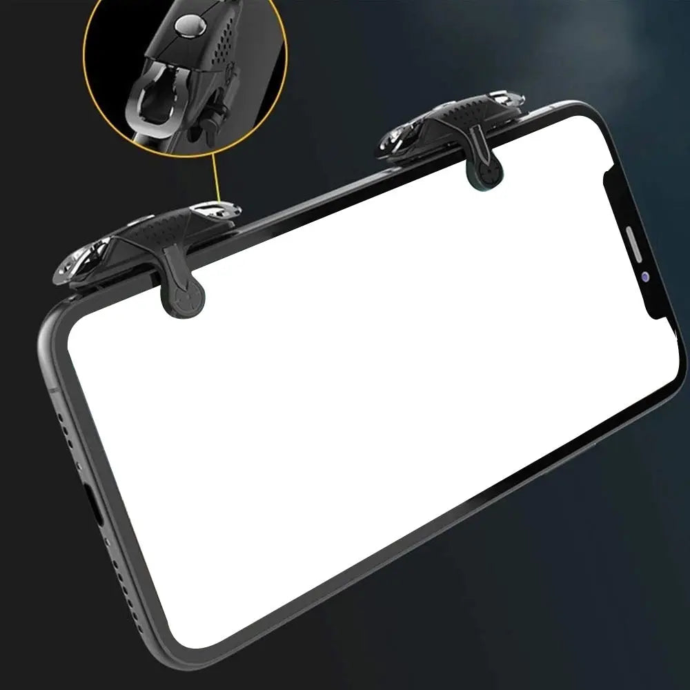 Mobile Game Controller Game Trigger for PUBG/Fortnite/Call of Duty,Shooter Sensitive Controller Joysticks Aim & Fire Trigger