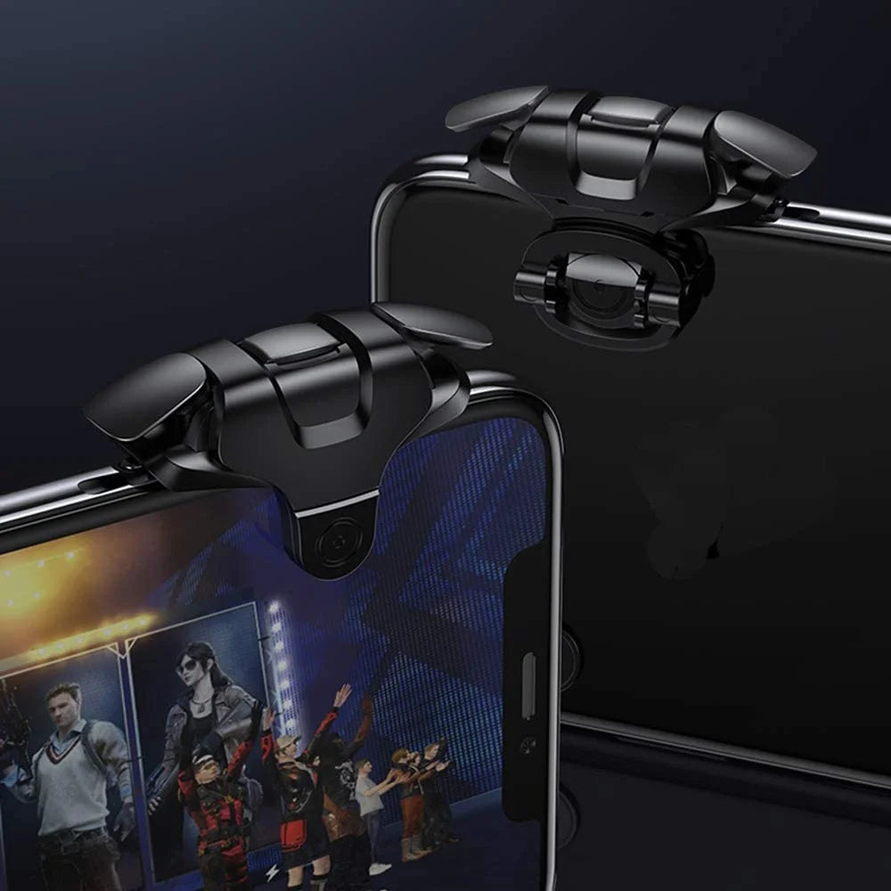 Mobile Game Controller Game Trigger for PUBG/Fortnite/Call of Duty,Shooter Sensitive Controller Joysticks Aim & Fire Trigger