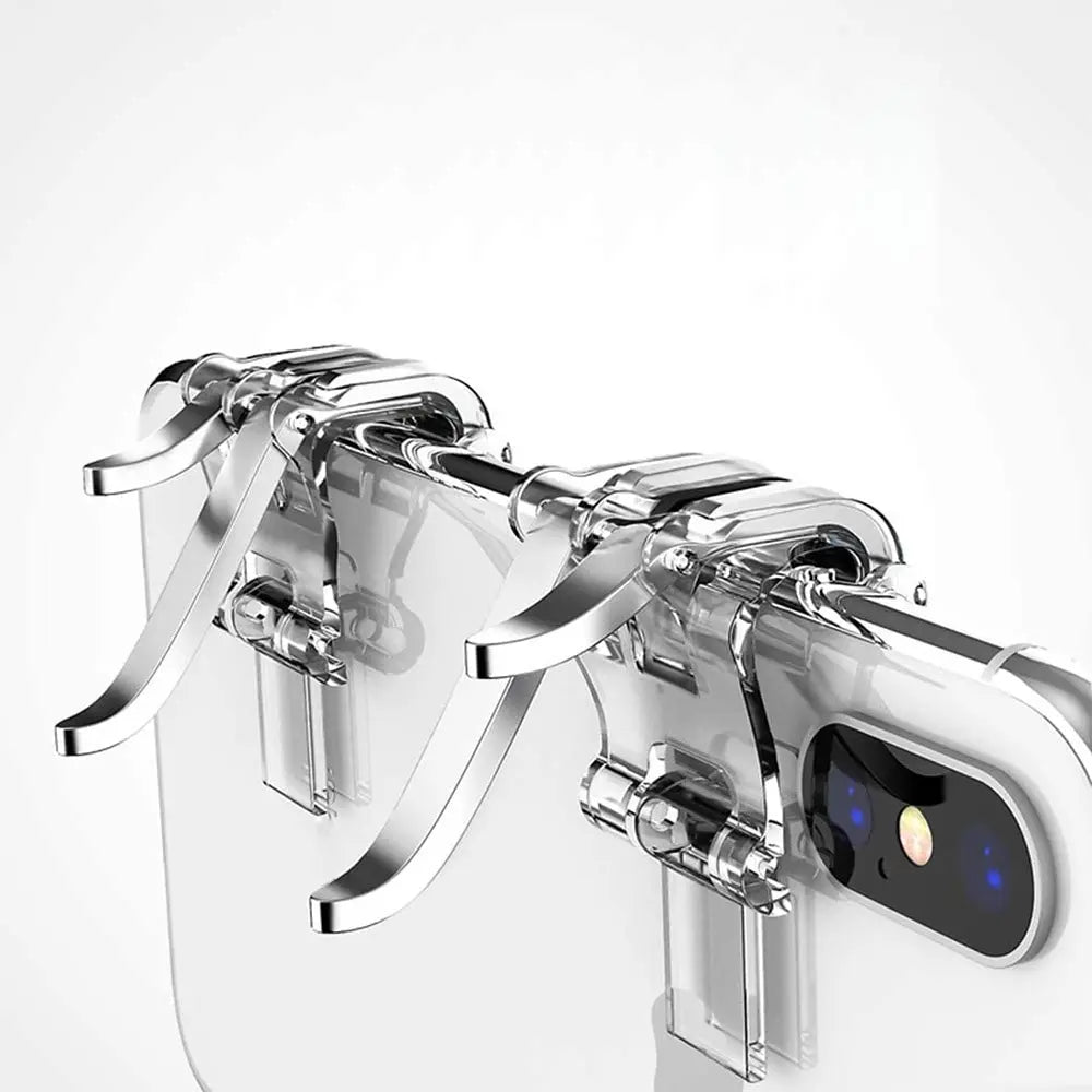 Mobile Game Controller Game Trigger for PUBG/Fortnite/Call of Duty,Shooter Sensitive Controller Joysticks Aim & Fire Trigger