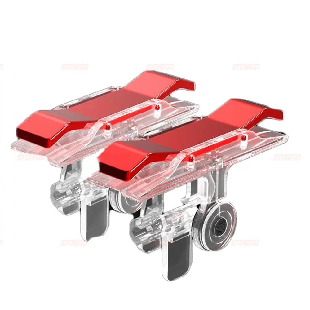 Mobile Game Controller Game Trigger for PUBG/Fortnite/Call of Duty,Shooter Sensitive Controller Joysticks Aim & Fire Trigger