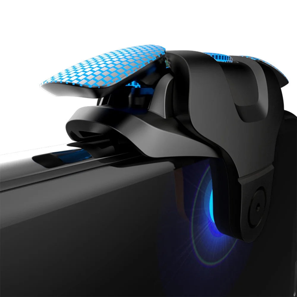 Mobile Game Controller Game Trigger for PUBG/Fortnite/Call of Duty,Shooter Sensitive Controller Joysticks Aim & Fire Trigger