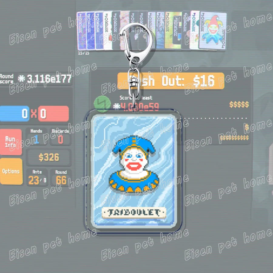 Video Game Balatro Keychains