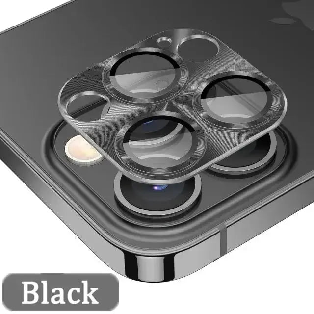 Metal Camera Lens Glass Protector For iPhone 11 12 13 14 15 Pro Max Mini 14Plus 15Plus Ultra High Definition Glass Back Lens