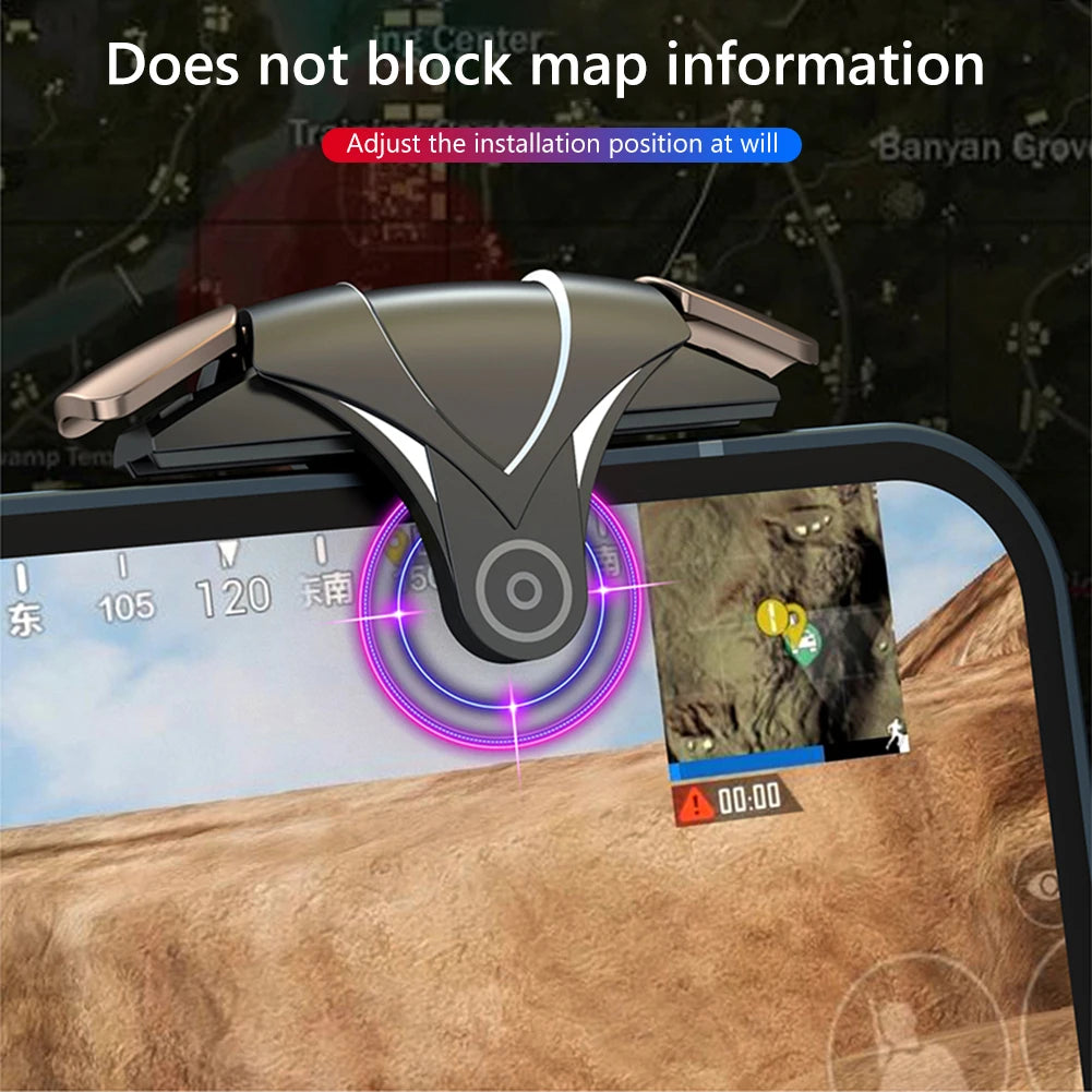 2Pcs 4 Finger Controller Sensitive Gaming Aim Shooting Triggers Button for PUBG for Children Birthday Surprise Gift