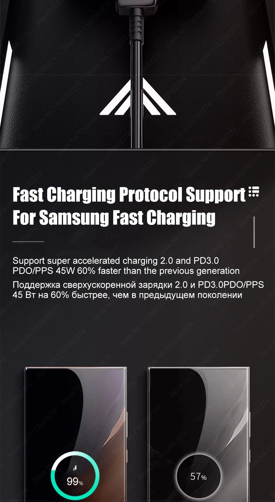 45W PD USB C Fast Charging Cable For Samsung Galaxy S24 S21 S22 S23 Ultra Plus A53 A54 Type C Charge Cable For Samsung Data Line