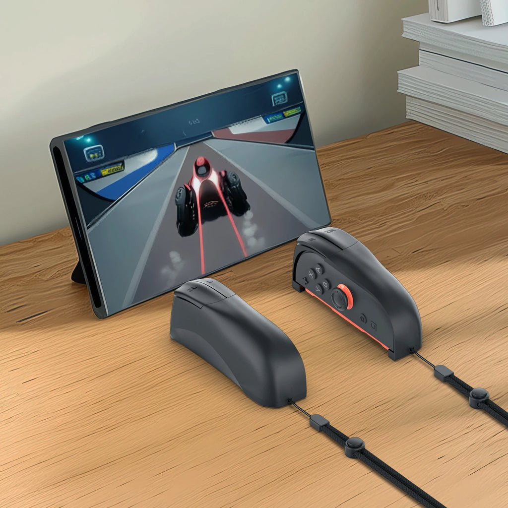 2 Pack Gaming Controller Mouse SW2205 for Switch 2 Grips with Bracelet, Mini Portable Mice Game Accessories for Switch 2