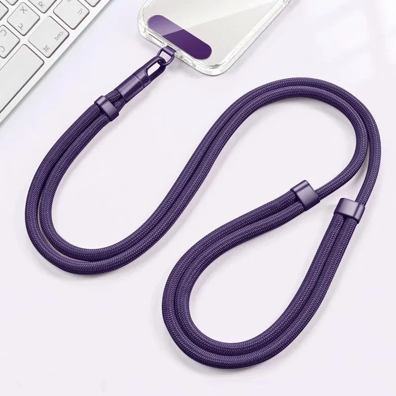 Adjustable Mobile Phone Strap Lanyard Crossbody Phone Lanyards Neck Rope with Patch for iPhone Cell Phone Hanging Cord Strap