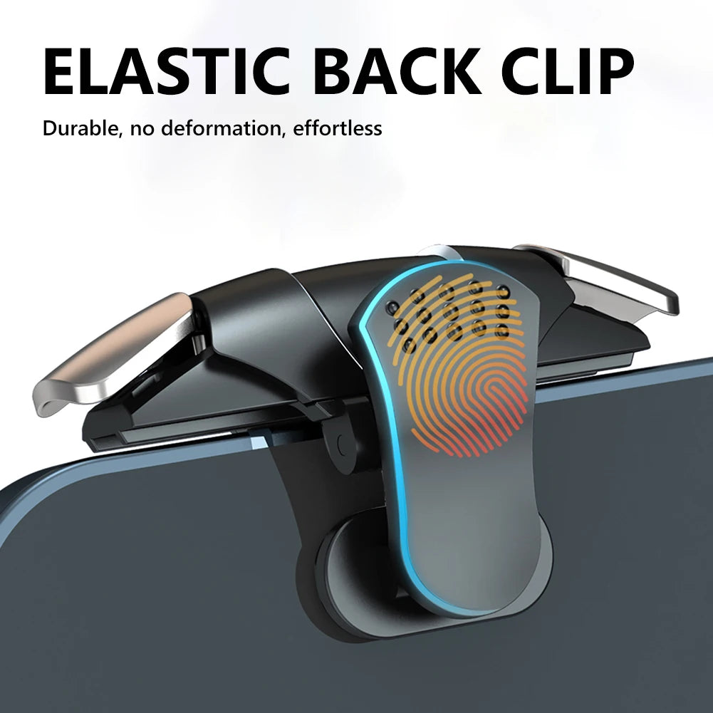 2Pcs 4 Finger Controller Sensitive Gaming Aim Shooting Triggers Button for PUBG for Children Birthday Surprise Gift