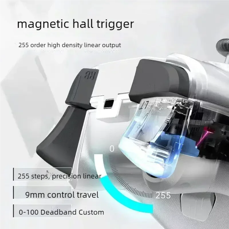 Machenike G5 Pro Max Gamepad Gaming Controller Tri-Mode Fps Wireless Game Pad Elite Hall Trigger Joystick For Switch Pc Steam