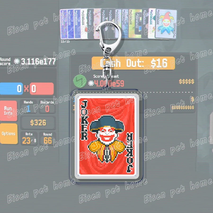 Video Game Balatro Keychains