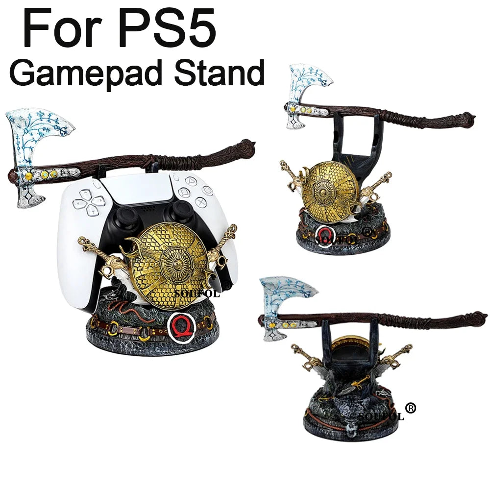 2025 New God of War Game For PS5/Xbox/PS4 Controller Creative Stand Unique Gamepad Holder Desktop Decoration Gaming Accessories