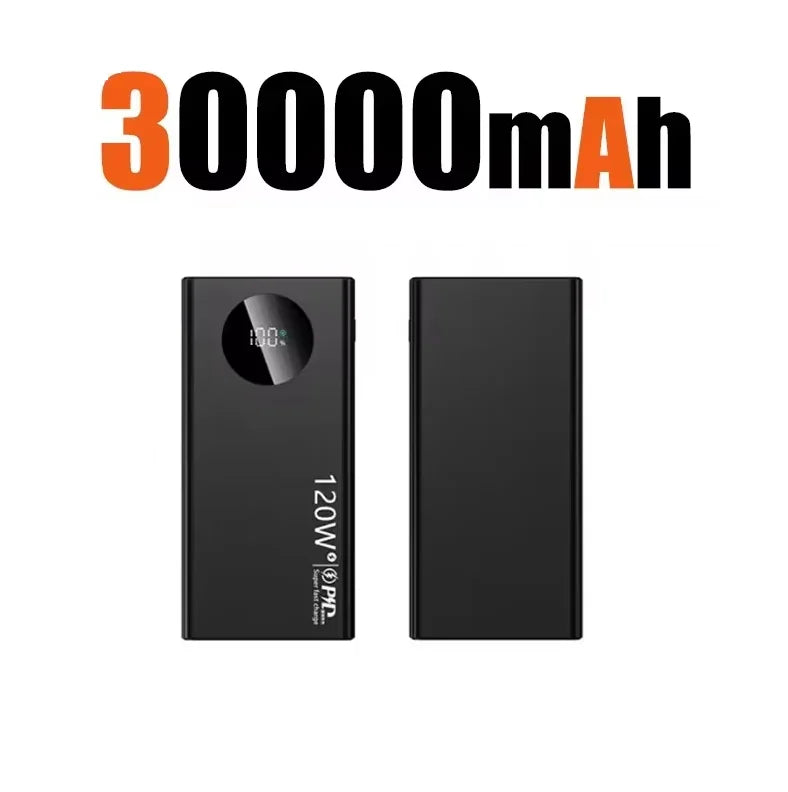500000mAh Fast Charging Power Bank 120W High Capacity Powerbank Portable Battery Charger Take On The Plane For All Phones