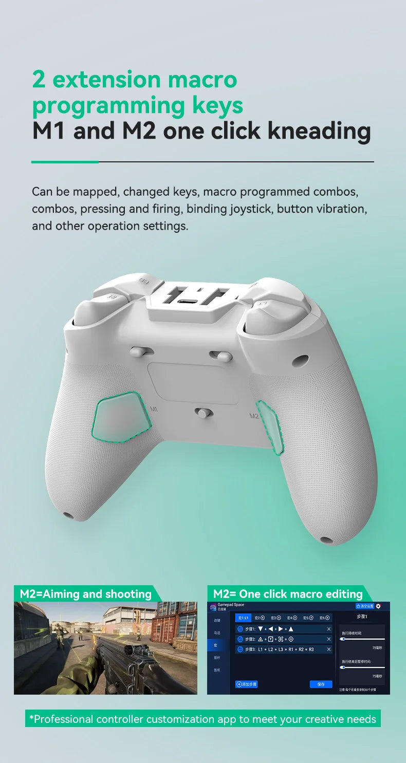 Remote control Handle Z03 Wireless Game Controller Wukong Black Myth Hall Joystick Double Cut Trigger for Switch/Android/iOS/PC