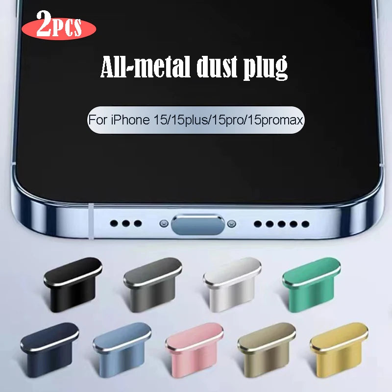 iPhone15 Pro Max Accessories iPhone Dust Plug For Mobile Phone Accessories Dust Cap For Mobile Usb Dust Plug Usb A iPhone15 Plus