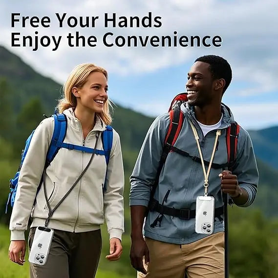 Adjustable Mobile Phone Strap Lanyard Crossbody Phone Lanyards Neck Rope with Patch for iPhone Cell Phone Hanging Cord Strap