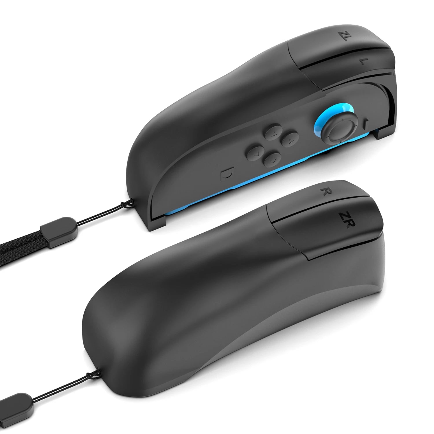 2 Pack Gaming Controller Mouse SW2205 for Switch 2 Grips with Bracelet, Mini Portable Mice Game Accessories for Switch 2