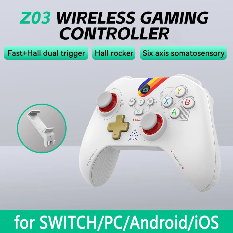 Remote control Handle Z03 Wireless Game Controller Wukong Black Myth Hall Joystick Double Cut Trigger for Switch/Android/iOS/PC