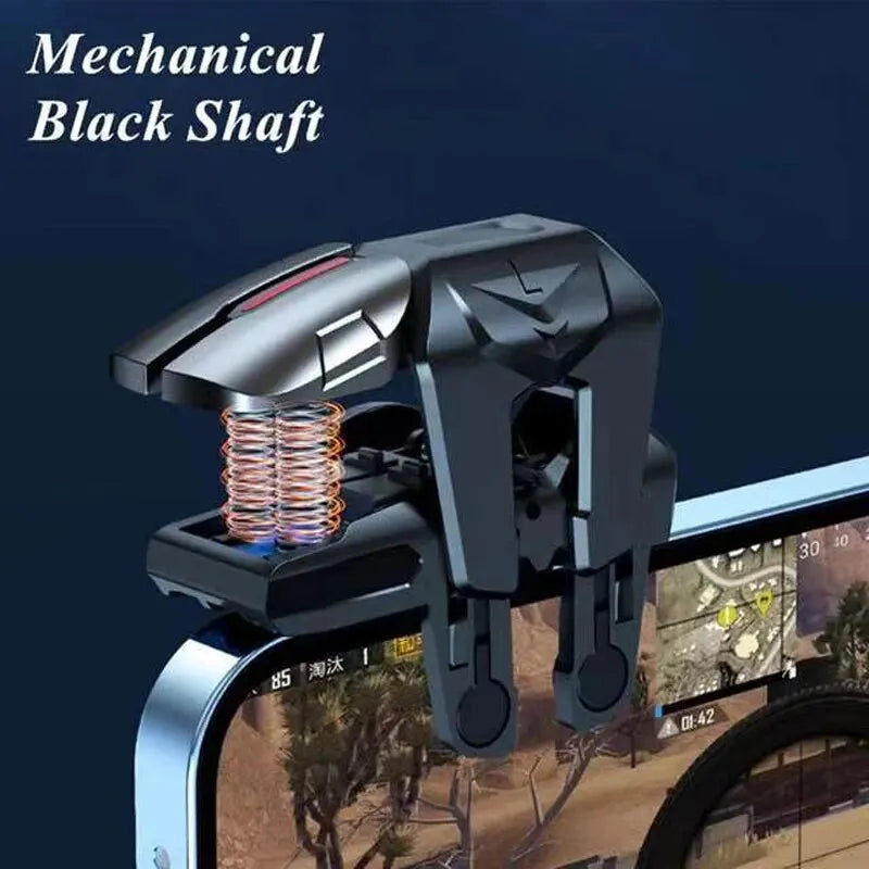 G21 Mobile Gam-ing Triggers Ergonomic Trigger Retractable Phone Game Controller Avoid Sensitive Shot Aim Buttons Minimal Plug