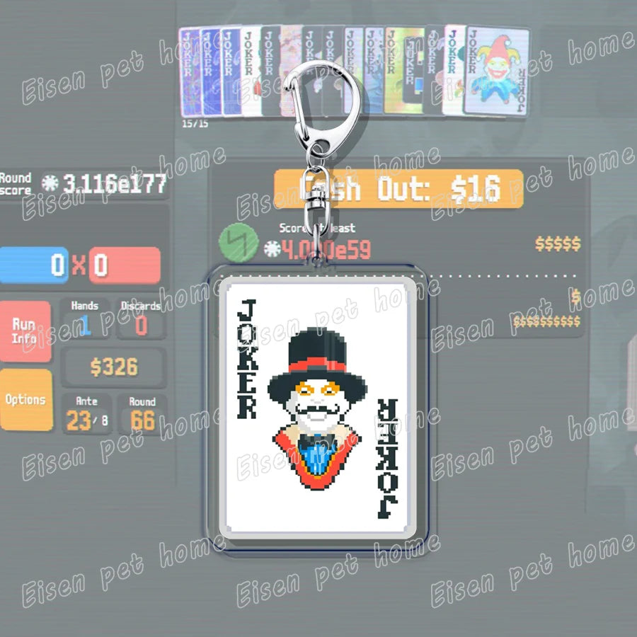 Video Game Balatro Keychains