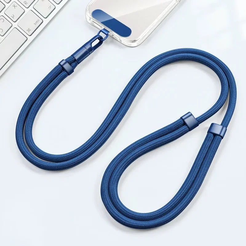 Adjustable Mobile Phone Strap Lanyard Crossbody Phone Lanyards Neck Rope with Patch for iPhone Cell Phone Hanging Cord Strap