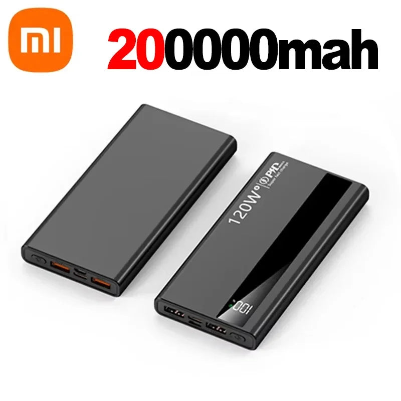 Xiaomi 500000mAh Power Bank 120W Fast Charging Large Capacity Power Bank PD 20W Suitable For All Mobile Phones Long Endurance