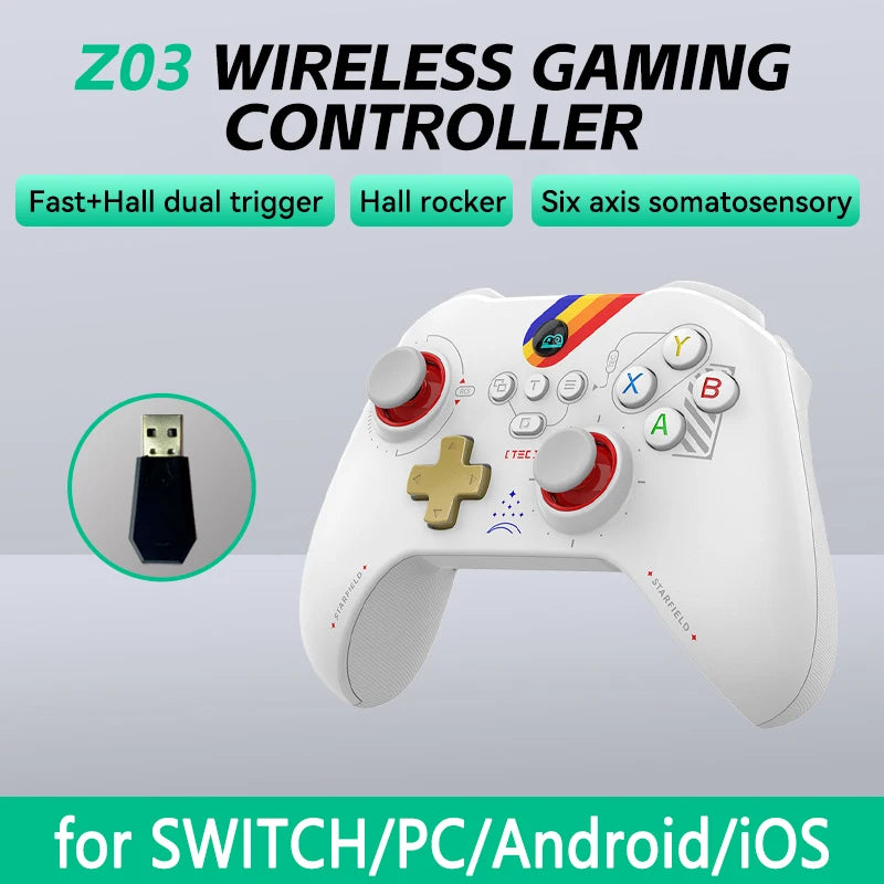 Remote control Handle Z03 Wireless Game Controller Wukong Black Myth Hall Joystick Double Cut Trigger for Switch/Android/iOS/PC
