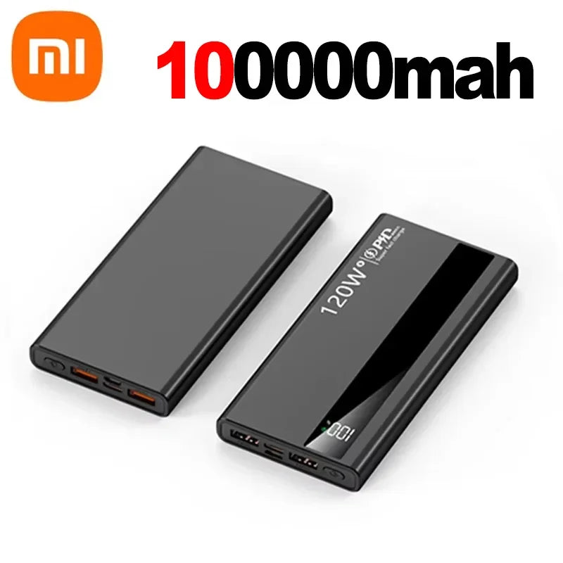 Xiaomi 500000mAh Power Bank 120W Fast Charging Large Capacity Power Bank PD 20W Suitable For All Mobile Phones Long Endurance