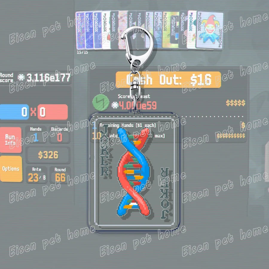 Video Game Balatro Keychains