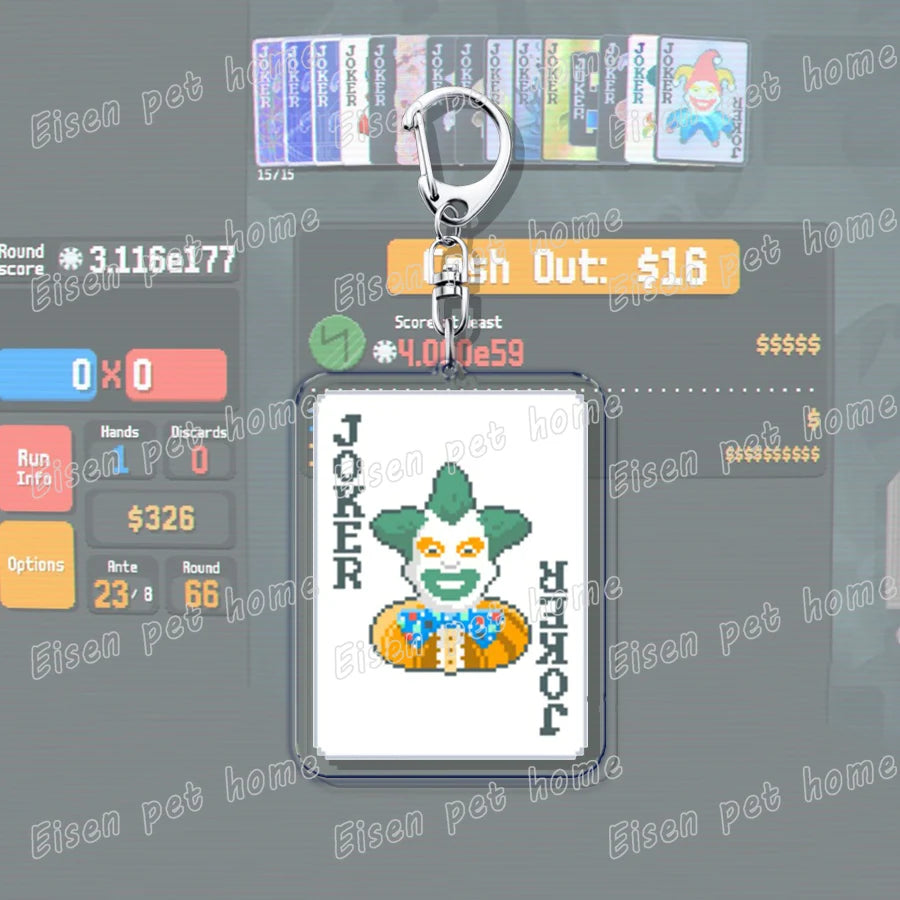 Video Game Balatro Keychains