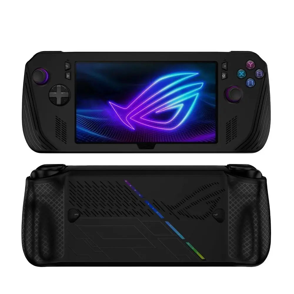 For ASUS ROG Ally X 2024 New Gaming Handhelds Protective Case Silicone Game Console Cover Anti Slip Soft Host Shell Accessories