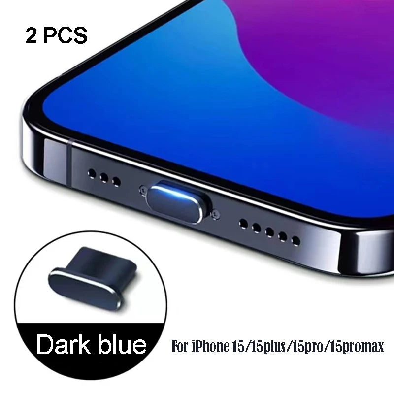 iPhone15 Pro Max Accessories iPhone Dust Plug For Mobile Phone Accessories Dust Cap For Mobile Usb Dust Plug Usb A iPhone15 Plus