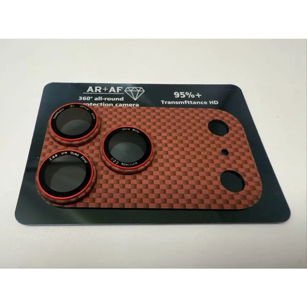 Carbon Fiber Kevlar Full Camera Lens Protector Glass Cover for IPhone 17 Air 17 Pro Max High Quality Phone Lens Accessories Case