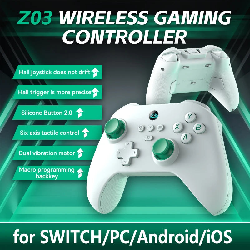 Remote control Handle Z03 Wireless Game Controller Wukong Black Myth Hall Joystick Double Cut Trigger for Switch/Android/iOS/PC