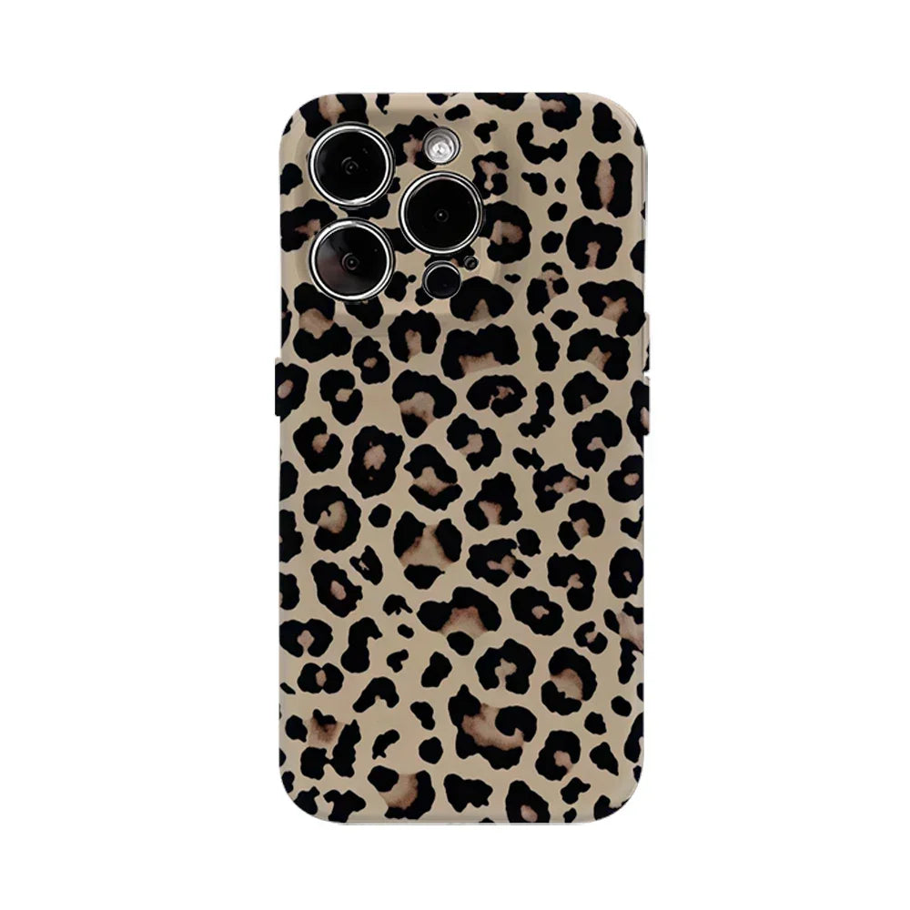 Leopard Print IPhone17 Must-Haves Phone Case for IPhone 17 16 15 14 13 12 11 Pro Max Plus Double-layer Back Cover