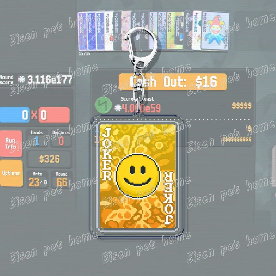 Video Game Balatro Keychains