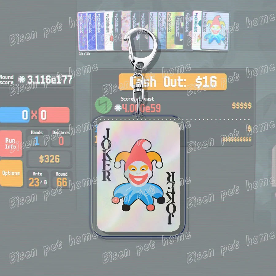 Video Game Balatro Keychains