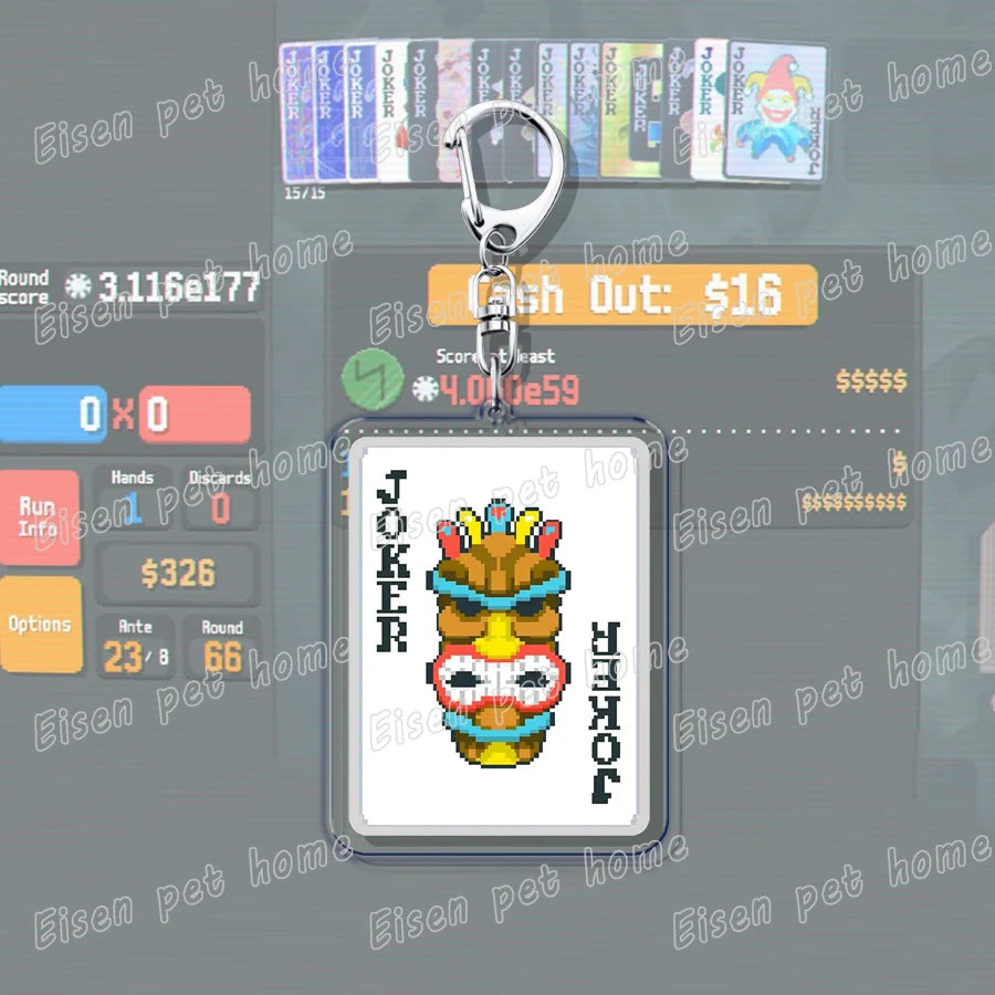 Video Game Balatro Keychains