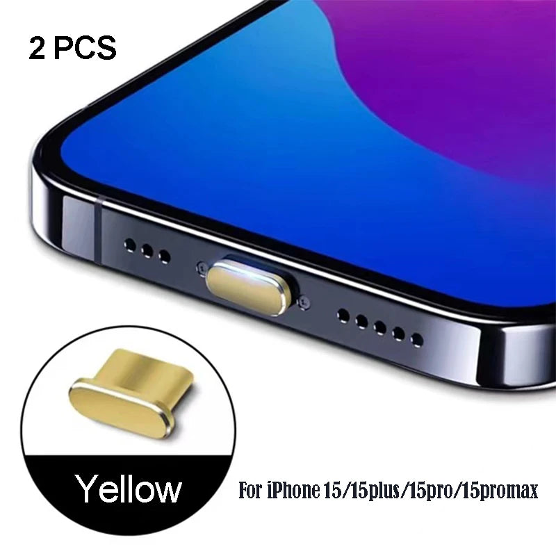 iPhone15 Pro Max Accessories iPhone Dust Plug For Mobile Phone Accessories Dust Cap For Mobile Usb Dust Plug Usb A iPhone15 Plus