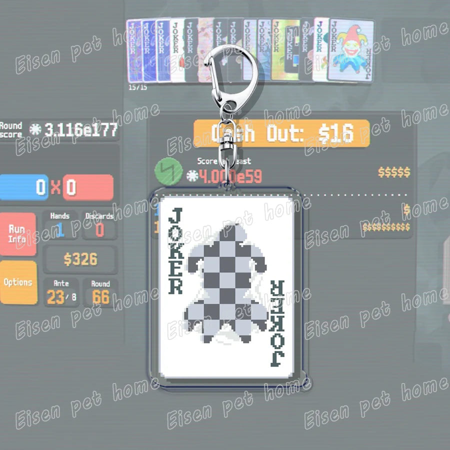 Video Game Balatro Keychains