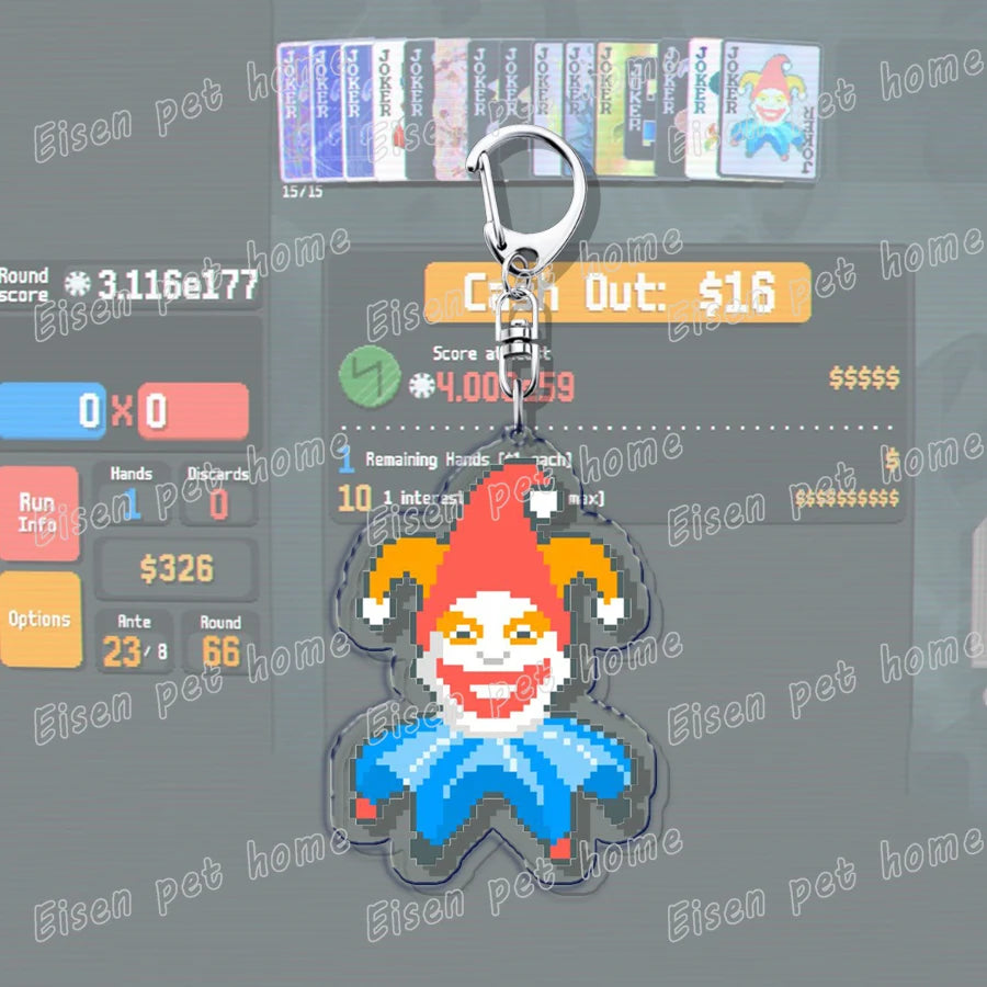 Video Game Balatro Keychains