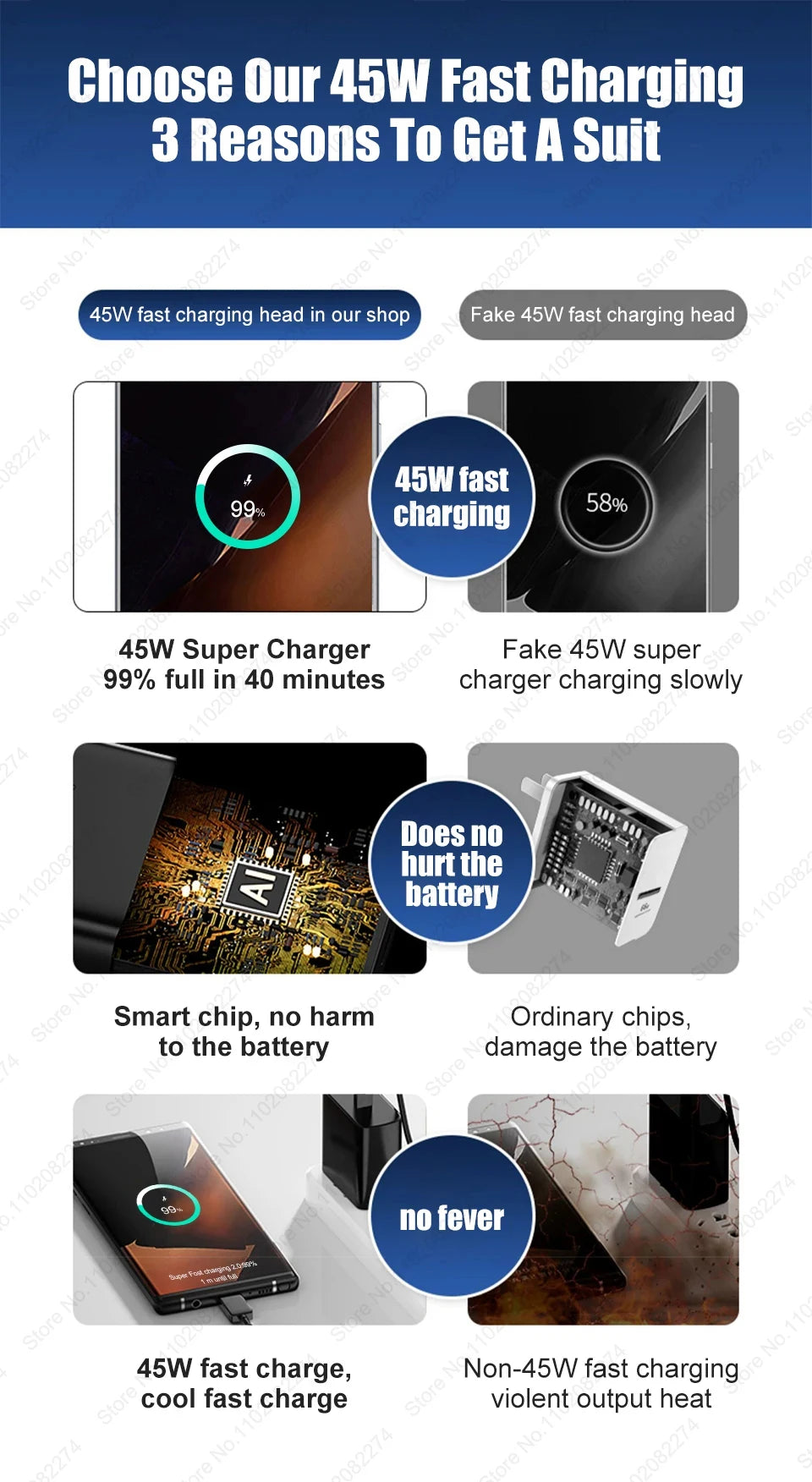 45W PD USB C Fast Charging Cable For Samsung Galaxy S24 S21 S22 S23 Ultra Plus A53 A54 Type C Charge Cable For Samsung Data Line