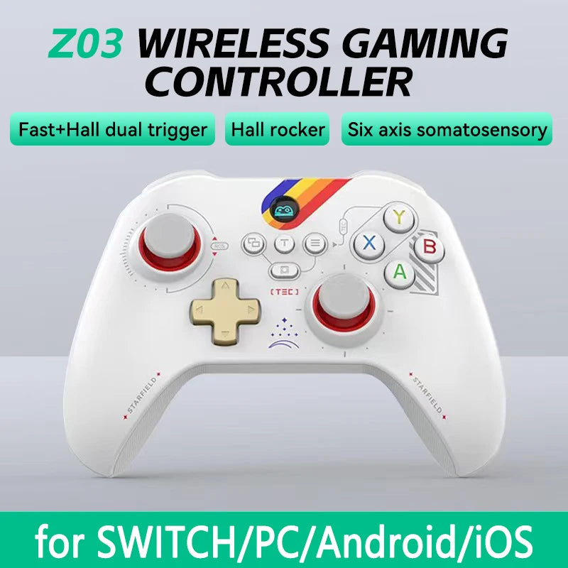 Remote control Handle Z03 Wireless Game Controller Wukong Black Myth Hall Joystick Double Cut Trigger for Switch/Android/iOS/PC