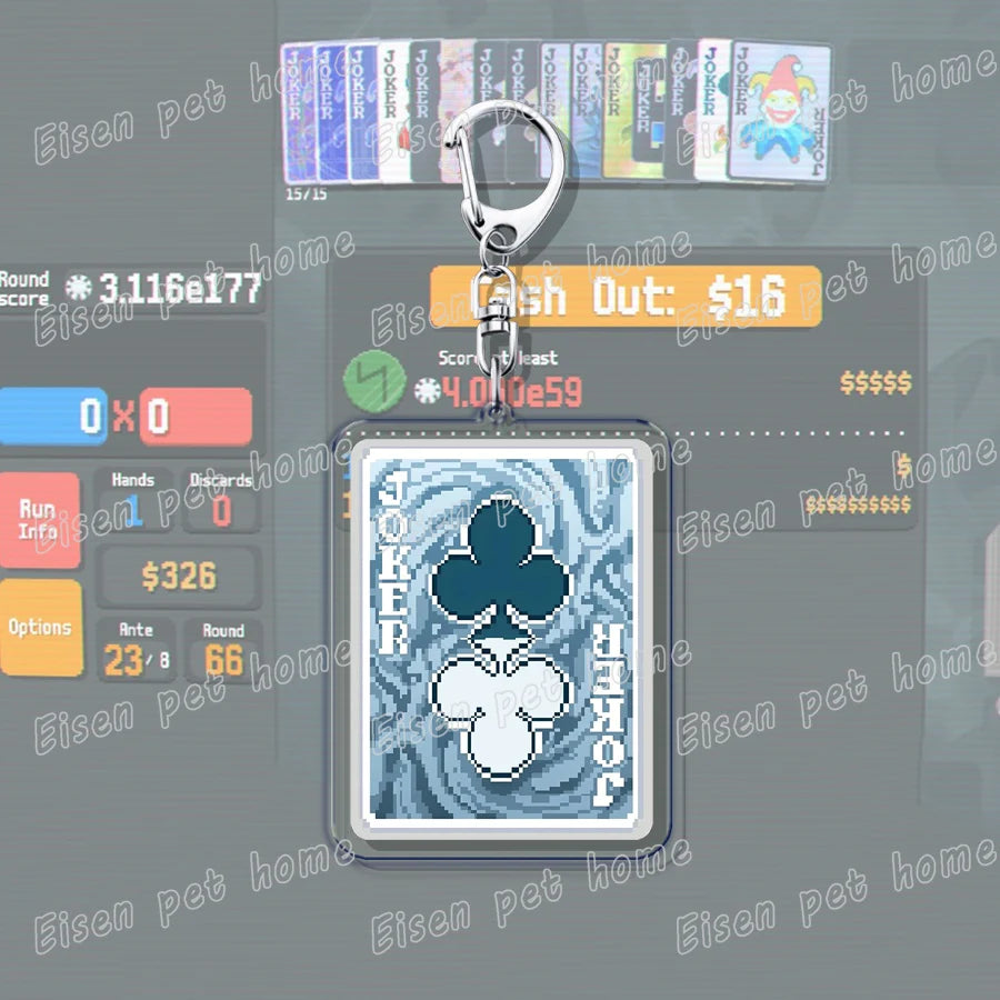 Video Game Balatro Keychains