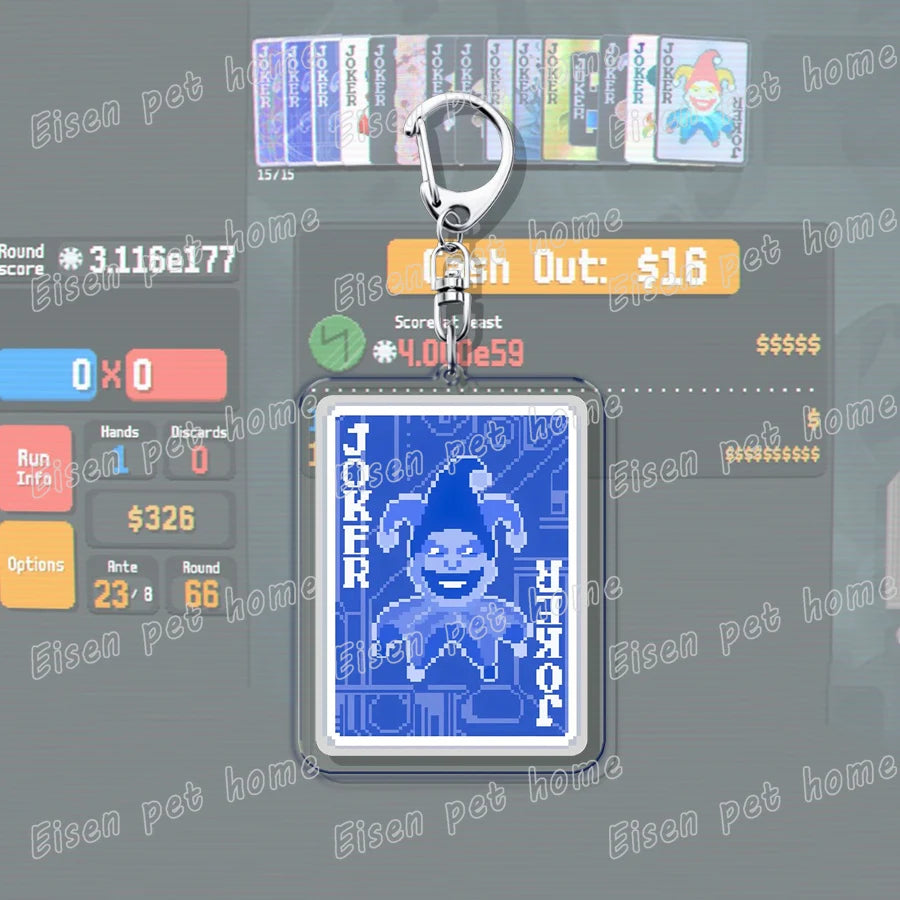 Video Game Balatro Keychains