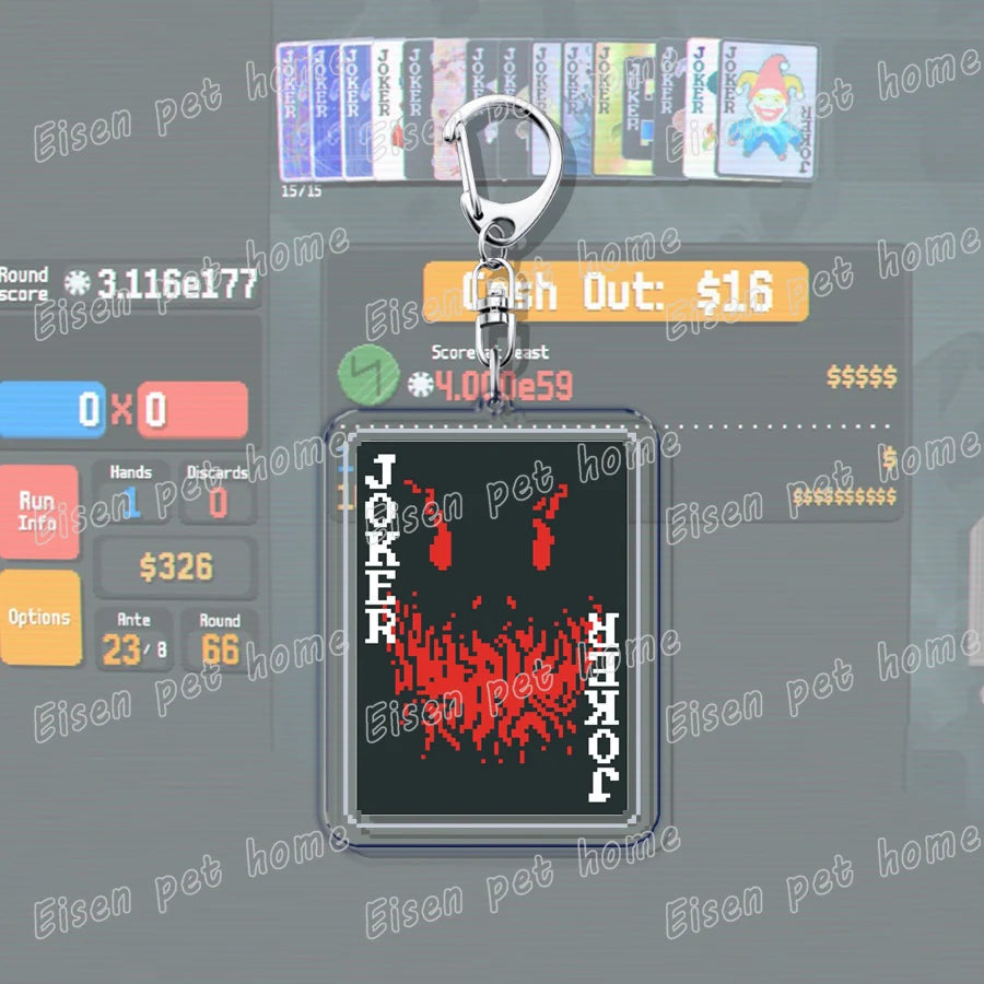 Video Game Balatro Keychains