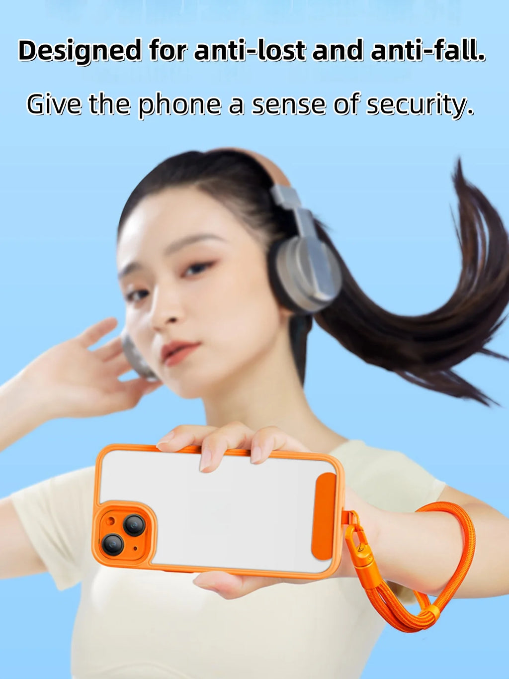 Adjustable Mobile Phone Strap Lanyard Crossbody Phone Lanyards Neck Rope with Patch for iPhone Cell Phone Hanging Cord Strap