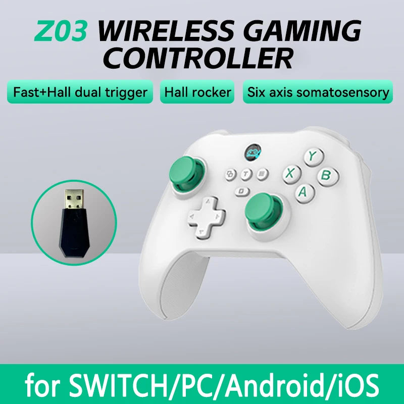 Remote control Handle Z03 Wireless Game Controller Wukong Black Myth Hall Joystick Double Cut Trigger for Switch/Android/iOS/PC