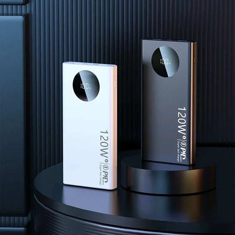 500000mAh Fast Charging Power Bank 120W High Capacity Powerbank Portable Battery Charger Take On The Plane For All Phones