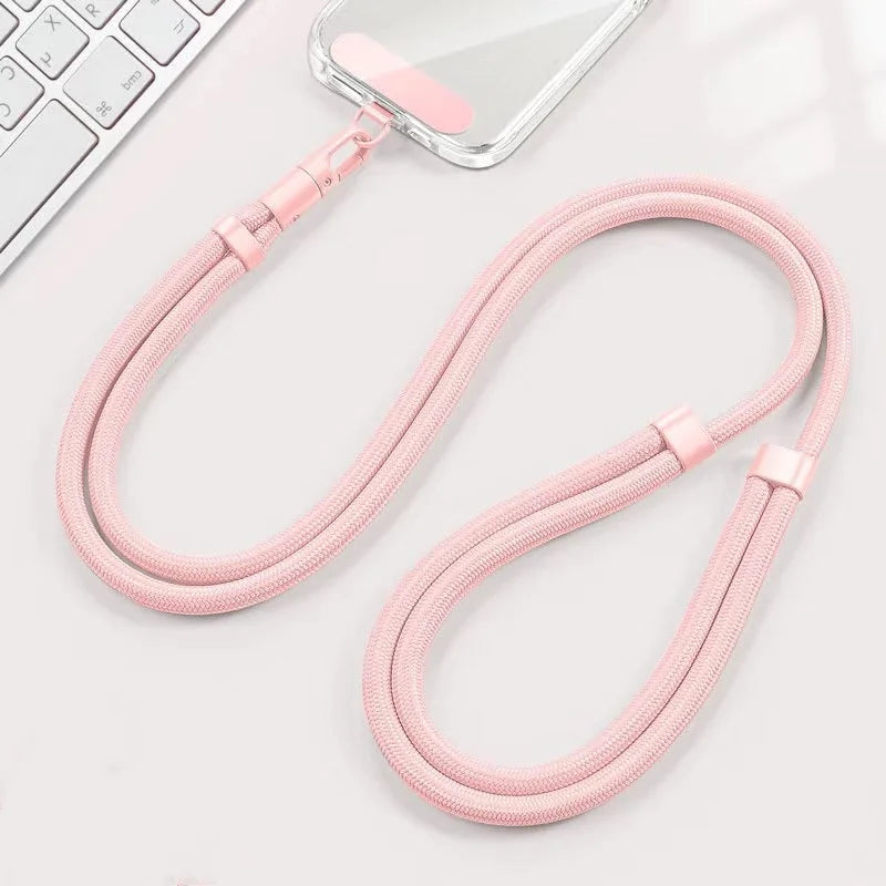 Adjustable Mobile Phone Strap Lanyard Crossbody Phone Lanyards Neck Rope with Patch for iPhone Cell Phone Hanging Cord Strap