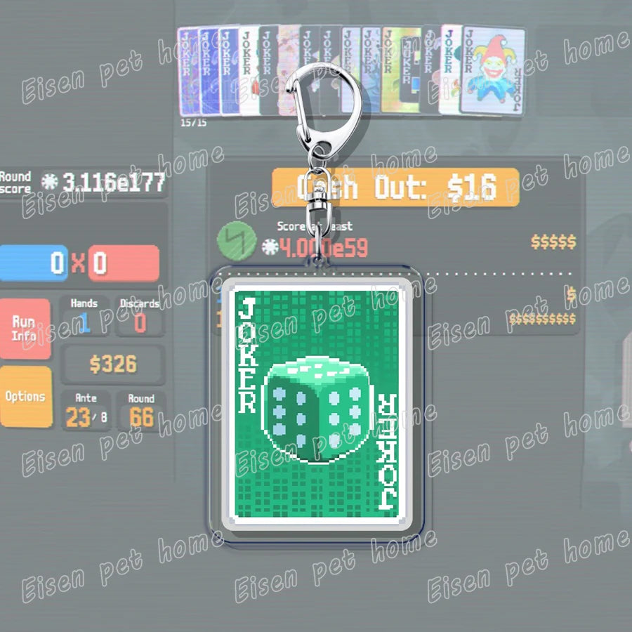 Video Game Balatro Keychains